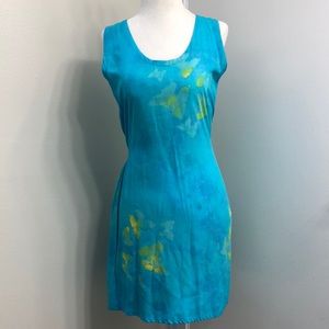 Wax Bali Turquoise Beach Cover Up Dress S